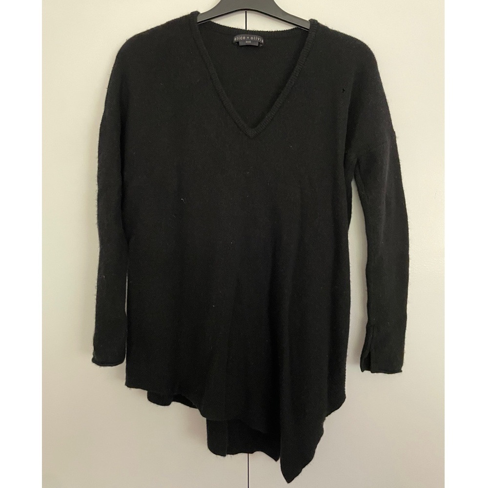 Alice + Olivia • Black Asymmetrical Sweater